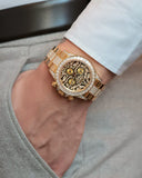 RLX Eye_Of_The_Tiger Golden Chain Bracelet Premium Quality fusionchrono.store