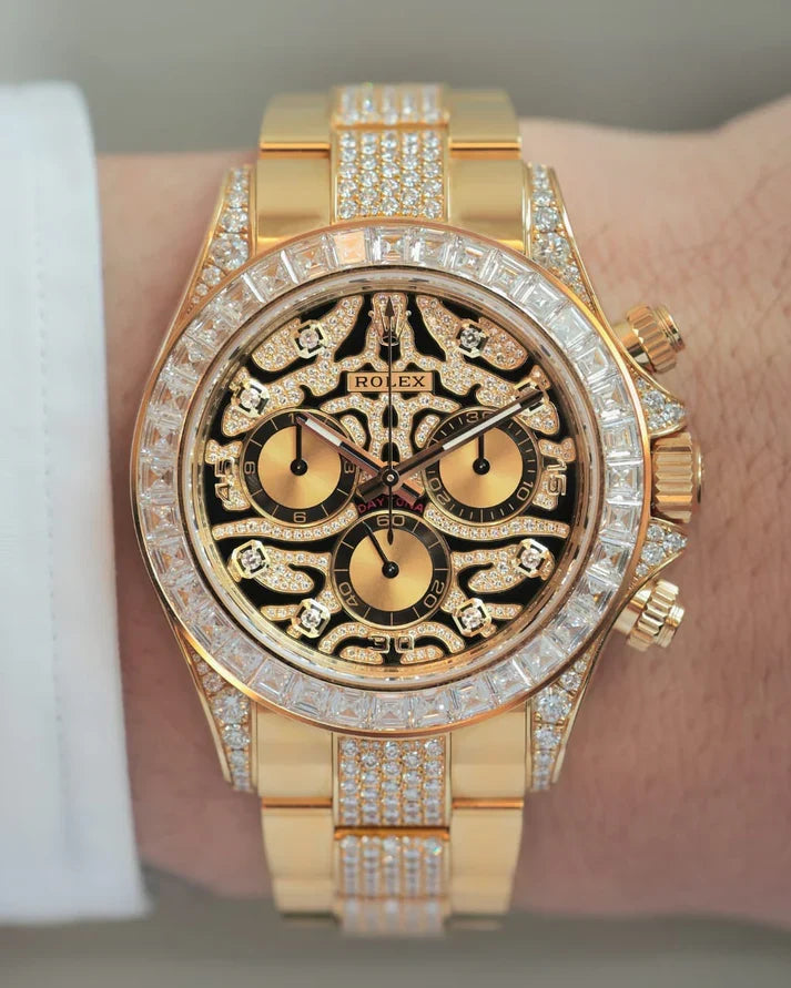 RLX Eye_Of_The_Tiger Golden Chain Bracelet Premium Quality fusionchrono.store