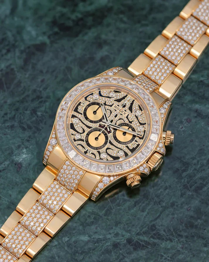 RLX Eye_Of_The_Tiger Golden Chain Bracelet Premium Quality fusionchrono.store
