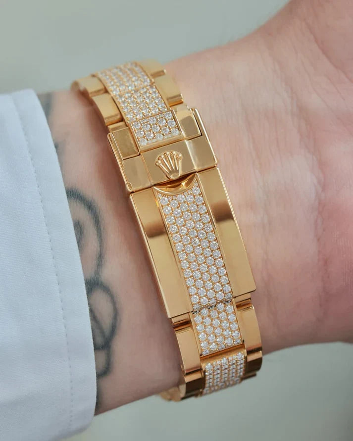 RLX Eye_Of_The_Tiger Golden Chain Bracelet Premium Quality fusionchrono.store