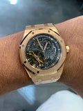 AUDE_MARS PIGU_ET AP ROYAL OAK ROSE GOLD SKELETON | fusionchrono.store