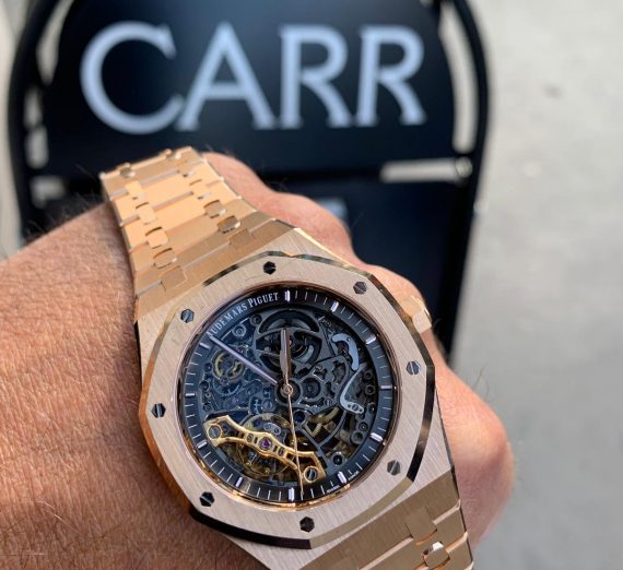 AUDE_MARS PIGU_ET AP ROYAL OAK ROSE GOLD SKELETON | fusionchrono.store