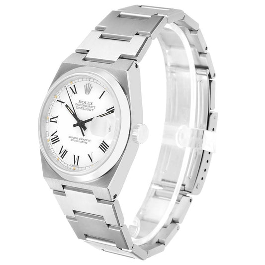 Rol_ex Oyster_quartz Datejust Buckley Dial Vintage Steel Mens Watch Box Papers