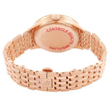 Brei_tling Navi_timer Auto_matic  Rose Gold MOP Diamond Watch  Box Card