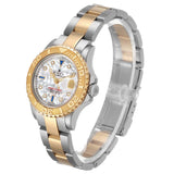 Ro_lexYachtmaster  Yellow Gold Steel MOP Sapphire Ladies Watch Card