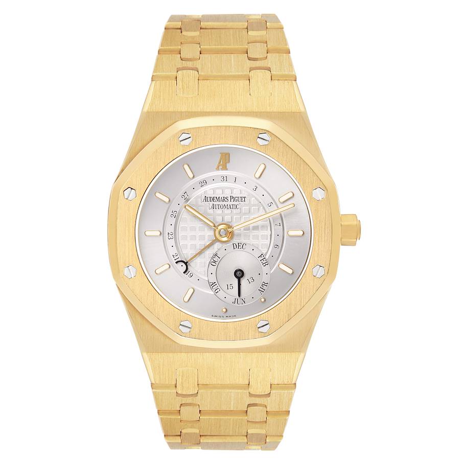 Audemars Pig_uet Royal _Oak Annual Calendar Yellow Gold Mens Watch
