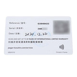 Jae_ger LeCou_ltre Reverso Duoface Steel Mens Watch  Card