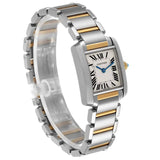 Cartier_ Tank Francaise Small Steel Yellow Gold Ladies Watch W Papers