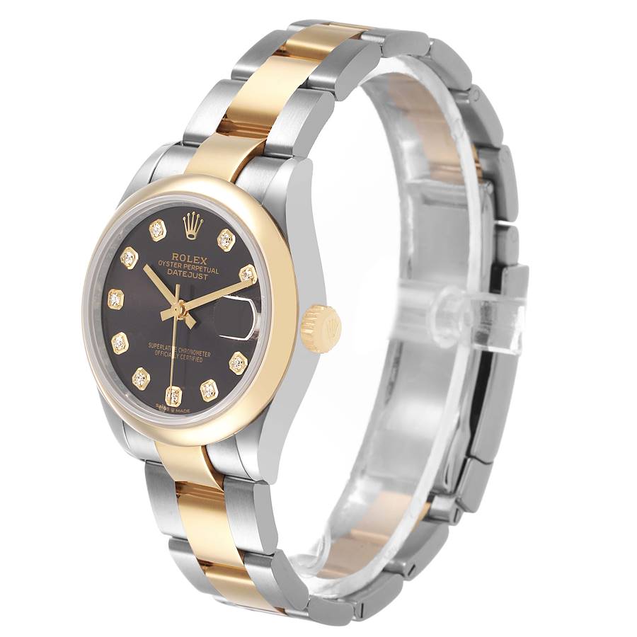 Ro_lex_Datejust Midsize Steel Yellow Gold Diamond Ladies Watch