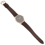 Patek _Philippe Calatrava Rose Gold Brown Dial Diamond Ladies Watch