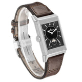 Jae_ger LeCou_ltre Reverso Duoface Steel Mens Watch  Card