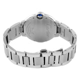 Car_tier Ballon_ Bleu  Blue Dial Steel Mens Watch  Box Card