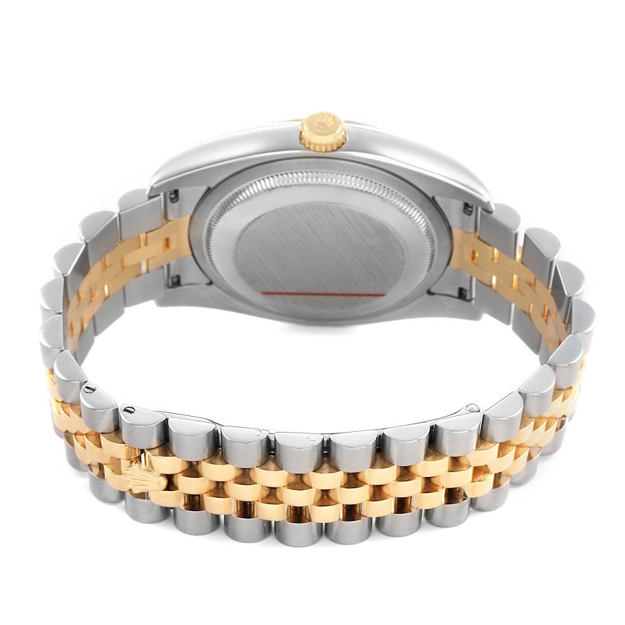 Ro_lex Datejust Steel Yellow Gold Anniversary Dial Mens Watch