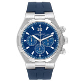 Vach_eron Const_antin Overseas Chronograph Blue Dial Watch