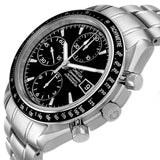 Ome_ga Speed_master Steel Date Black Dial Mens Watch