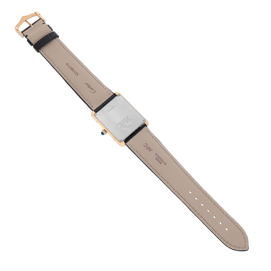 Ca_rtier Tank _Solo Yellow Gold Steel Mens Watch