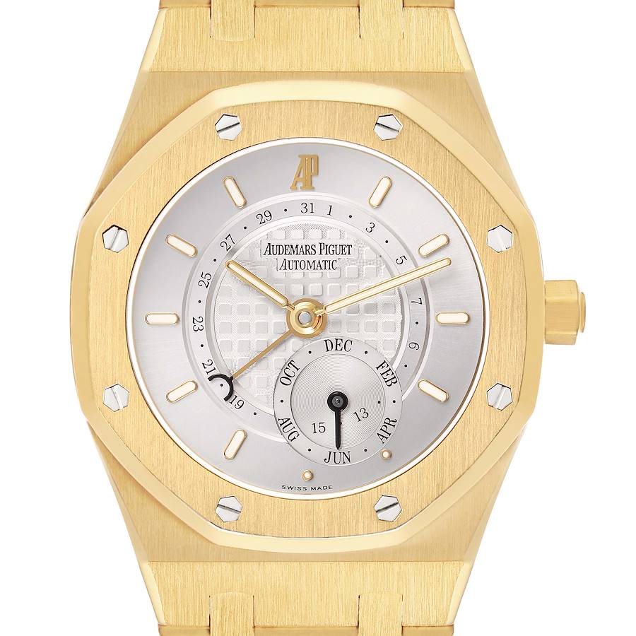 Audemars Pig_uet Royal _Oak Annual Calendar Yellow Gold Mens Watch