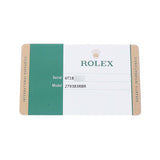 Rolex _Datejust  Steel Yellow Gold Diamond Ladies Watch Card