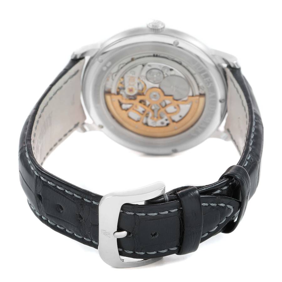 Aude_mars Piguet Jules Extra Thin Silver Dial White Gold Watch