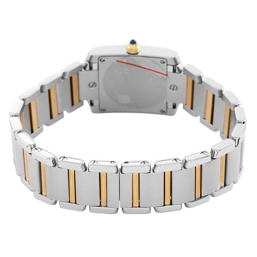 Cartier_ Tank Francaise Small Steel Yellow Gold Ladies Watch W Papers