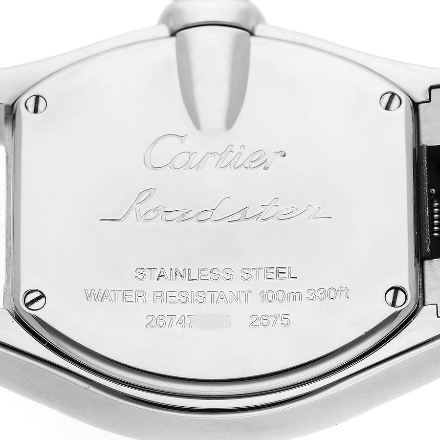 Cartier _ Roadster Small Steel Silver Dial Ladies Watch W Card