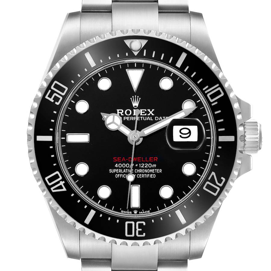 Ro_lex Seadweller Anniversary Steel Black Dial Mens Watch