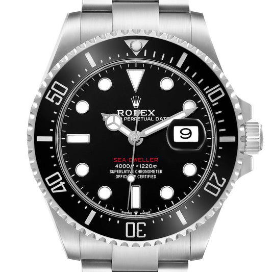 Ro_lex Seadweller Anniversary Steel Black Dial Mens Watch