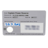 Zen_ith Cap_tain Power Reserve Rose Gold Mens Watch Box Card