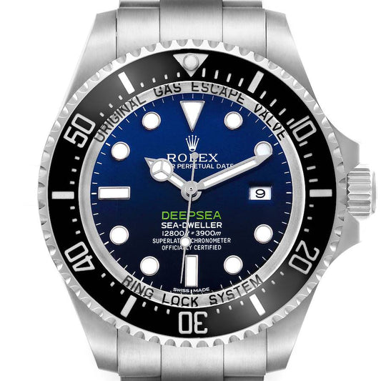 Ro_lex Seadweller Deepsea  Steel Cameron D-Blue Mens Watch  Box Card