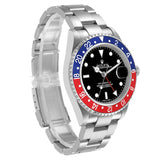 Ro_lex GMT Master Steel Pepsi Blue Red Bezel Error Dial Mens Watch