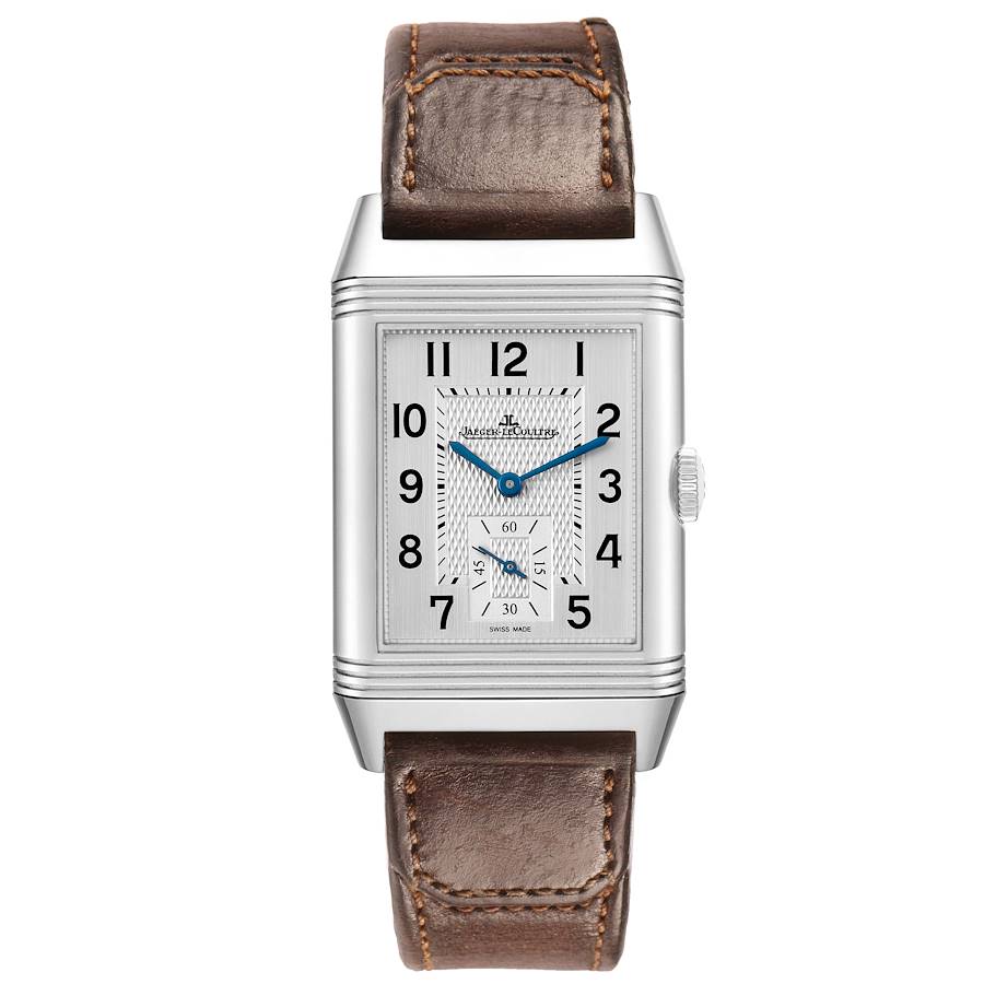 Jae_ger LeCou_ltre Reverso Duoface Steel Mens Watch  Card