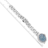 Car_tier Ballon_ Bleu  Blue Dial Steel Mens Watch  Box Card