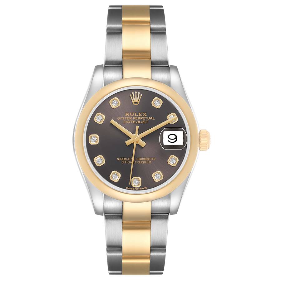 Ro_lex_Datejust Midsize Steel Yellow Gold Diamond Ladies Watch