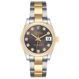 Ro_lex_Datejust Midsize Steel Yellow Gold Diamond Ladies Watch