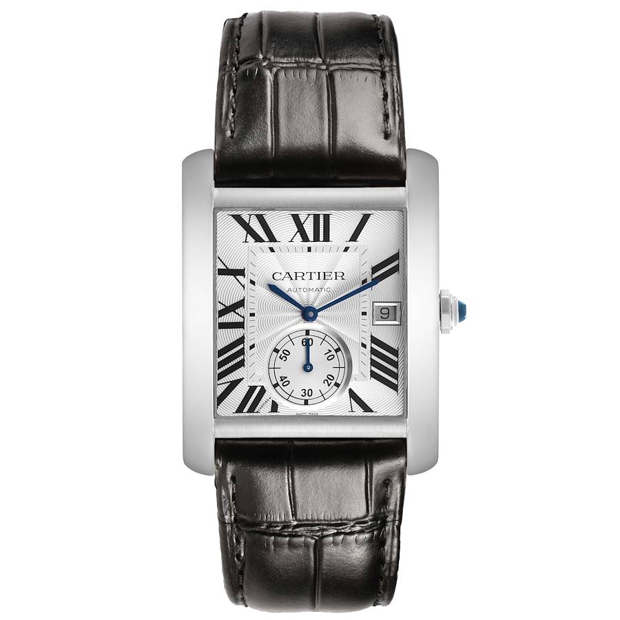 Car_tier Tank _MC Steel Silver Dial Mens Watch