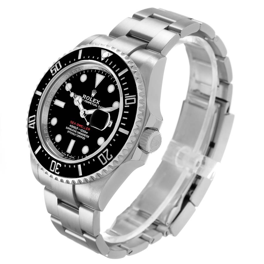 Ro_lex Seadweller Anniversary Steel Black Dial Mens Watch