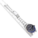 Ro_lex GMT Master II Black Blue Batman Bezel Steel Mens Watch