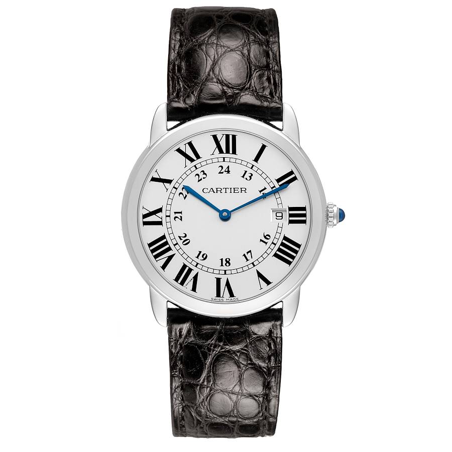 Car_tier Ronde _Solo  Large Steel Silver Dial Mens Watch