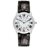 Car_tier Ronde _Solo  Large Steel Silver Dial Mens Watch