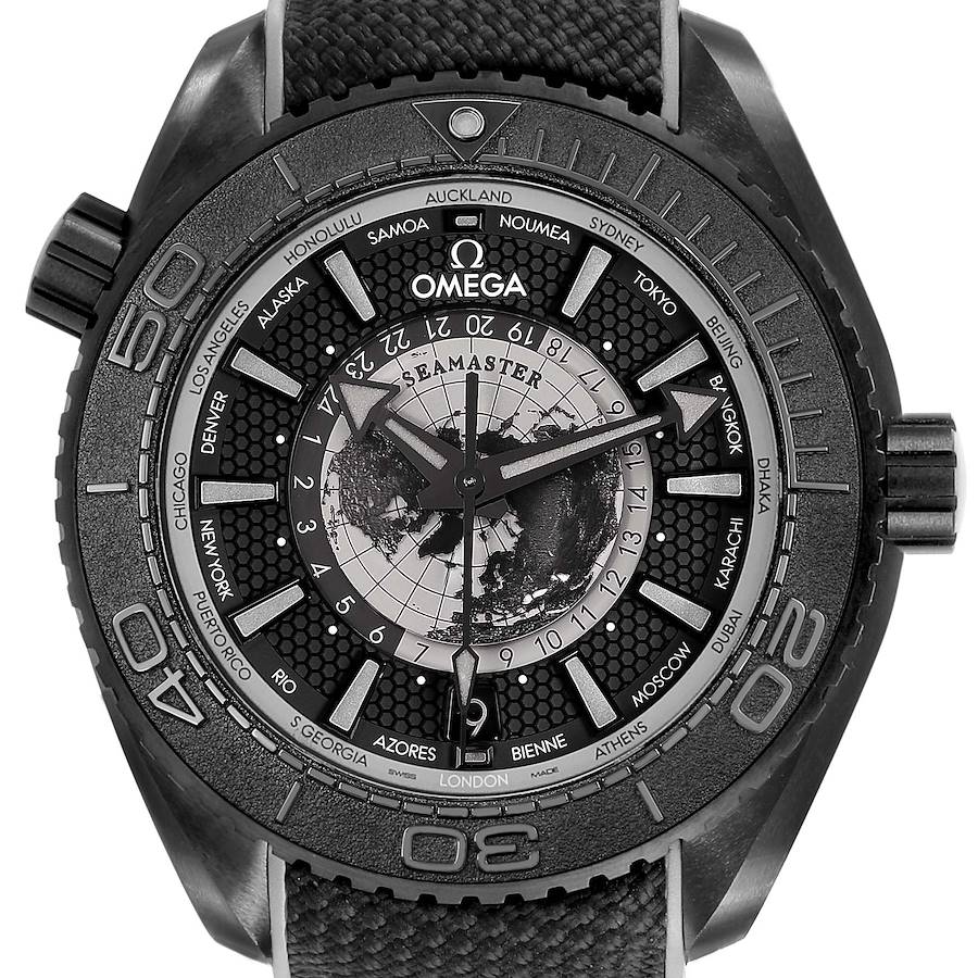 Ome_ga Planet Ocean  Worl_dtimer Black Ceramic
