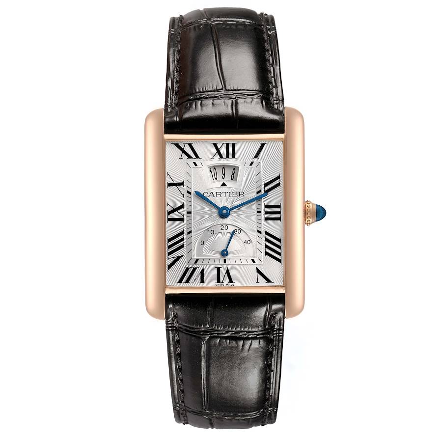 Car_tier Tank _Louis  Power Reserve Rose Gold Mens Watch Card