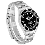 Rol_ex Subma_riner Date Steel Black Dial Mens Watch