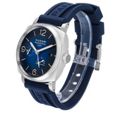 Pane_rai Radi_omir  GMT Power Reserve Steel Mens Watch Box Papers