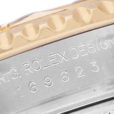 Ro_lexYachtmaster  Yellow Gold Steel MOP Sapphire Ladies Watch Card