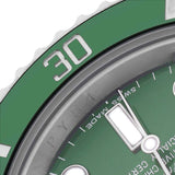 Rol_ex Subma_riner Steel Hulk Green Dial Bezel Mens Watch  Card