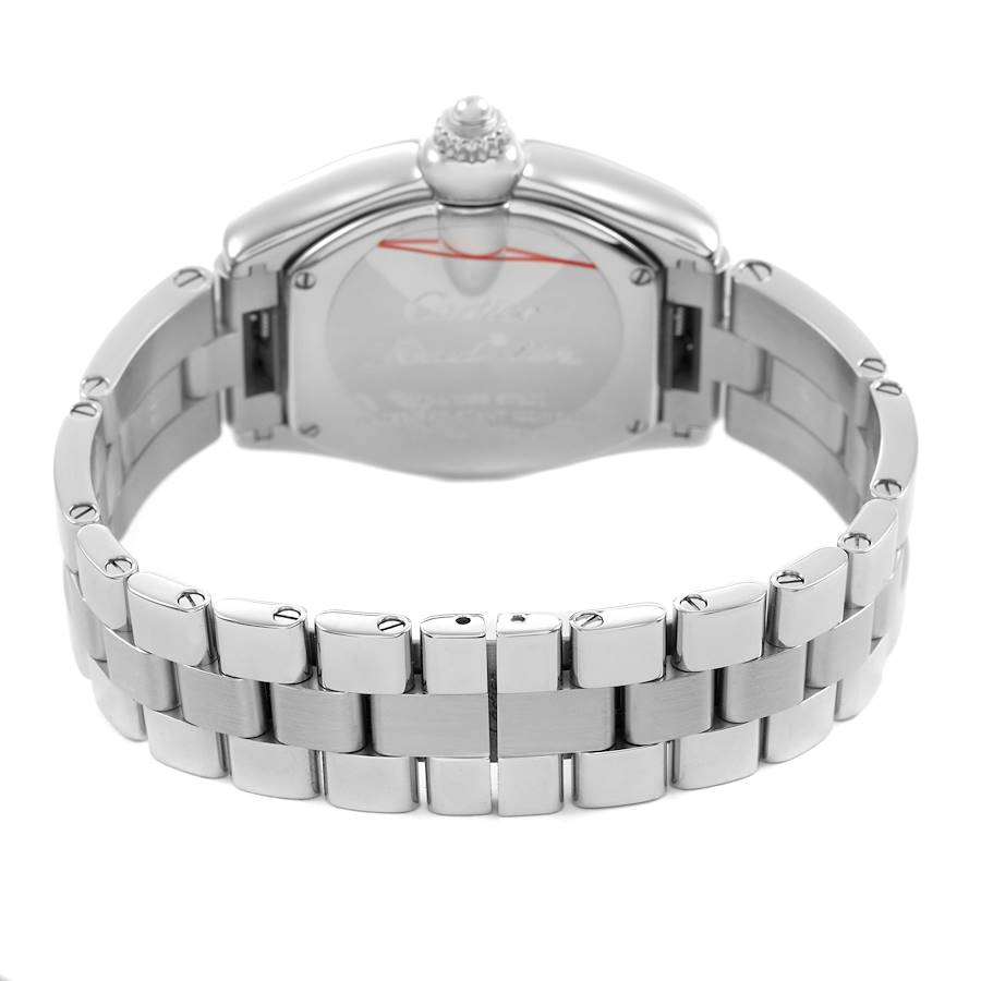 Cartier _ Roadster Small Steel Silver Dial Ladies Watch W Card
