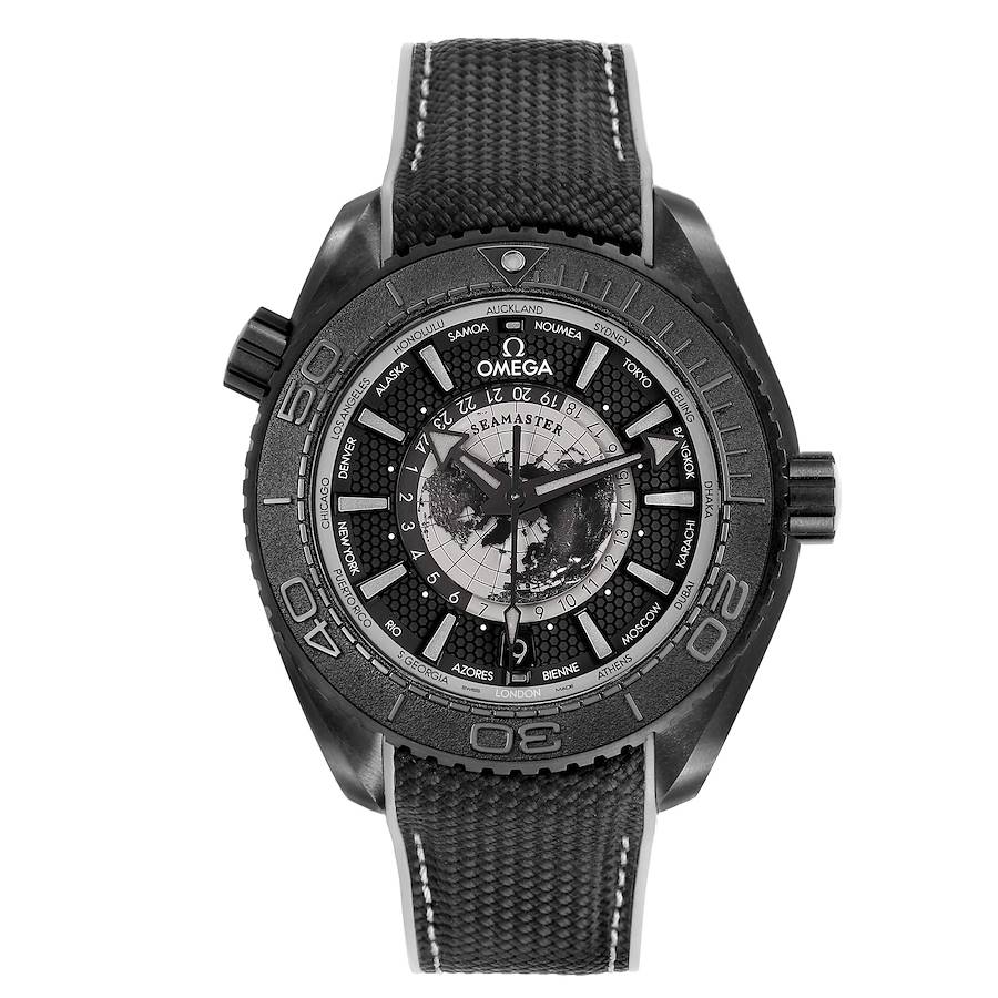 Ome_ga Planet Ocean  Worl_dtimer Black Ceramic