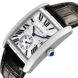 Car_tier Tank _MC Steel Silver Dial Mens Watch
