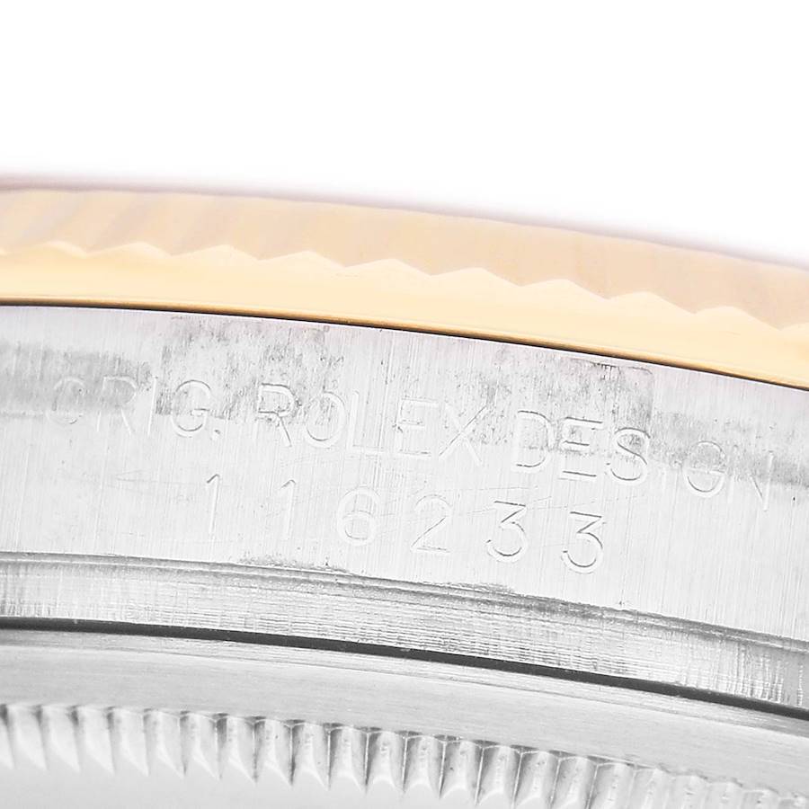 Ro_lex Datejust Steel Yellow Gold Anniversary Dial Mens Watch