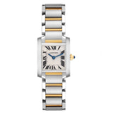 Cartier_ Tank Francaise Small Steel Yellow Gold Ladies Watch W Papers